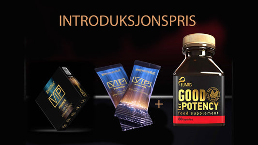 INTRODUKSJONSPRIS VITAMIN POTENS OG VIP GELE